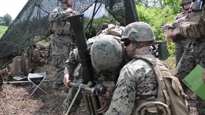 Marines conduct live-fire mortar training at FTIG during joint exercise