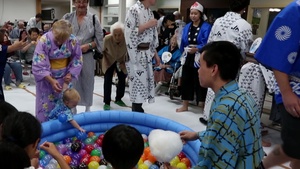 Marine Corps Air Station Iwakuni shares festival with local nursing home residents