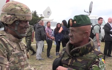 7th MSC Commander visits Soldiers at Saber Guardian