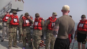 411th Transportation Detachment Drown Proofing Training