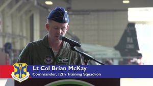 12th Training Squadron Activates
