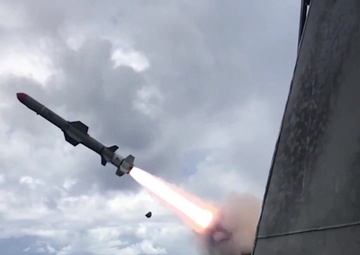 USS Coronado Harpoon Missile Launch Clip 3