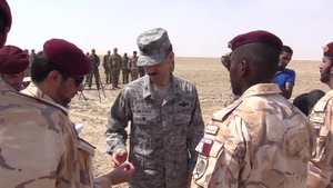 U.S. and Qatar Wing Exchange