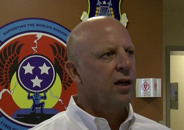 Tennessee Congressman Scott Desjarlais visits Airmen at the 118th Wing, Nashville, Tennessee – Interview