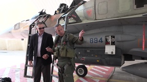 Visit of Vice Admiral Matt Winter, Director of the F35 Program in Israel, August 2017