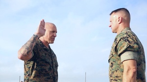 VMGR-252 sergeant major reenlists after 24 years