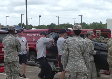 Texas Soldiers prepare for Hurricane Harvey