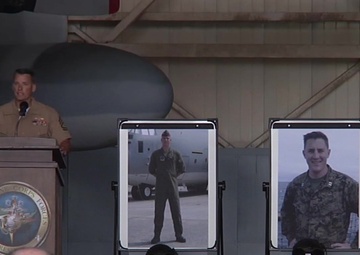 Memorial for Marines killed in KC-130T crash