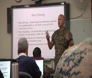 Marines, Civilians Attend Security+ Training (B-Roll)