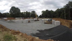 Quantico National Cemetery Crypt installation