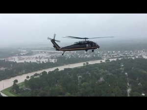 CBP Blackhawk Over Houston