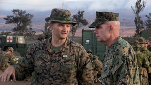 Commanding General visits Pohakuloa Training Area