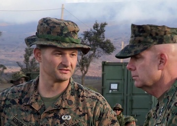 Commanding General visits Pohakuloa Training Area