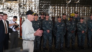 SECNAV Visits USS Gabrielle Giffords