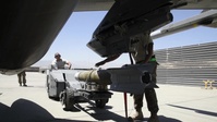 555th Expeditionary Fighter Squadron Drops 555th Bomb (No Captions)