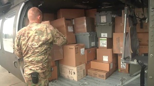 U.S. Army Reserve Aviation Command delivers Medical Supplies to Texas Children's Hospital