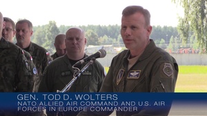 U.S. Air Force Assumes Lead of NATO Baltic Air Policing Mission