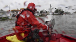 Coast Guard flood punt team responds to Hurricane Harvey