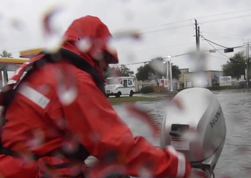 Coast Guard flood punt team responds to Hurricane Harvey
