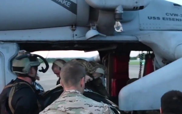 U.S. Navy and Air Force Prepare for SAR Missions Over Texas