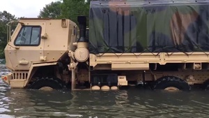 B-Roll...Louisiana Guardsmen assist in Texas nursing home evacuation
