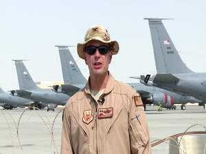 U.S. Air Force Col. Raymond Kozak, U.S. AFCENT Deputy DIRMOBFOR, "Shout Out" to CSU Military Appreciation Day