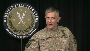 Inherent Resolve Commander Briefs Reporters
