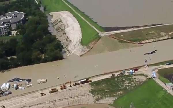 Aerial imagery from Addicks and Barker Dam and Reservoirs
