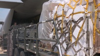 Hurricane Harvey - Royal Canadian Air Force CC-130J delivers relief supplies to JBSA-Lackland, Kelly Field
