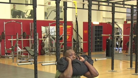 Sandbag front online squat