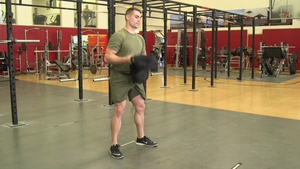 Sandbag Shoulder Squat