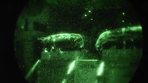 C-130 Airdrop in Night Vision
