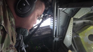 KC-135 refuels a B-52 over Afghanistan