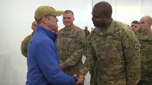 ASA visits soldiers in Poland