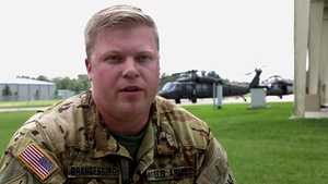 UH-60L Pilot Discusses Rescue Operations for those Affected by Hurricane Harvey