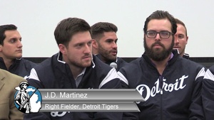 Detroit Tigers Visit Selfridge ANGB