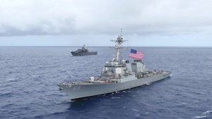 USS Benfold Aerial B-roll Prime Cut