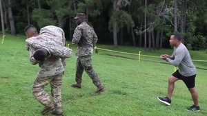 B-Roll: U.S. Marines with SPMAGTF-SC conduct training with Panamanian service members