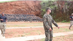 B-Roll: U.S. Marines with SPMAGTF-SC conduct training with Panamanian service members