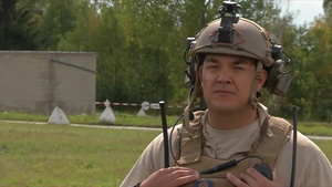 Interview with TSgt Jamie Shotkoski during Ample Strike 2017