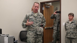 Major General McMinn visits Ellington