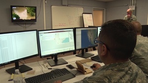 Massachusetts Airmen provide imagery analysis for Hurricane Harvey Relief Effort B-Roll