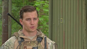 Interview with SSgt Luke Molidor, 435th Air Ground Operations Wing,  Air Support Operations Squadron during  Exercise Ample Strike 2017