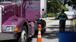 B-Roll: Florida National Guard Florida National Guard stages supply vehicles in Orlando for Hurricane Irma