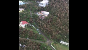 Coast Guard damage assessment of St Thomas after Hurricane Irma