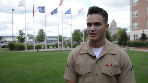 Marine Week Detroit: Veteran Luncheon Interview B-Roll