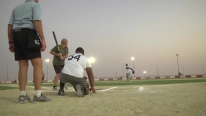 Soldiers get new softball field on Camp Arifjan, Kuwait