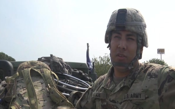 Hurricane Harvey Support- SGT Anthony Lara (712th MP) Interview