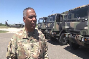 Command Sergeant Major John Sampa Interview-Hurricane Harvey Relief