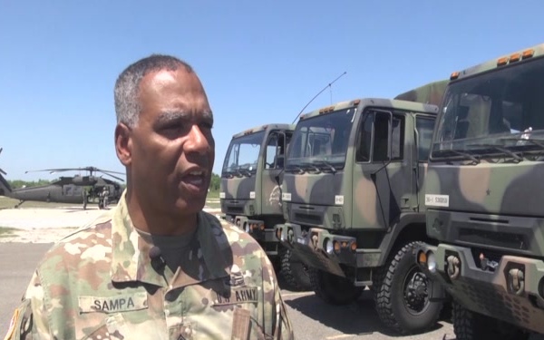 Command Sergeant Major John Sampa Interview-Hurricane Harvey Relief